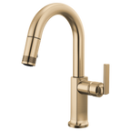 BRIZO 63906LF Pull-Down Prep Faucet with Arc Spout - Lever Handle