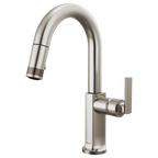 BRIZO 63906LF Pull-Down Prep Faucet with Arc Spout - Lever Handle