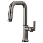 BRIZO 63907LF Pull-Down Prep Faucet with Square Spout - Lever Handle