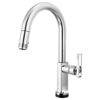 BRIZO 64006LF SmartTouch Pull-Down Faucet with Arc Spout - Knob Handle