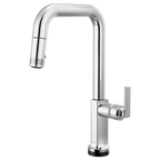 BRIZO 64007LF SmartTouch Pull-Down Faucet with Square Spout - Lever Handle