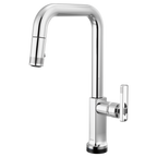 BRIZO 64007LF SmartTouch Pull-Down Faucet with Square Spout - Knob Handle
