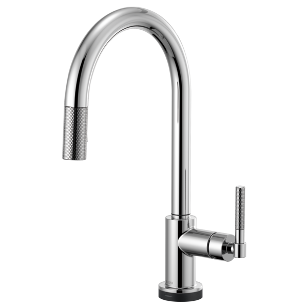 BRIZO LITZE 64043LF SmartTouch Pull-Down Kitchen Faucet with Arc Spout and Knurled Handle Main image