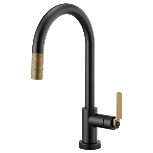 BRIZO LITZE 64044LF SmartTouch Pull-Down Kitchen Faucet with Arc Spout and Industrial Handle Secondary image