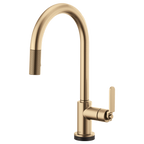 BRIZO LITZE 64044LF SmartTouch Pull-Down Kitchen Faucet with Arc Spout and Industrial Handle