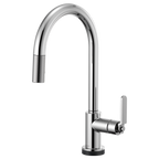 BRIZO LITZE 64044LF SmartTouch Pull-Down Kitchen Faucet with Arc Spout and Industrial Handle
