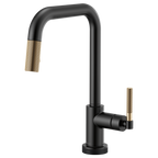 BRIZO LITZE 64053LF SmartTouch Pull-Down Kitchen Faucet with Square Spout and Knurled Handle
