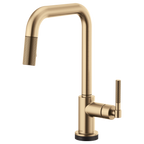 BRIZO LITZE 64053LF SmartTouch Pull-Down Kitchen Faucet with Square Spout and Knurled Handle