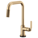 BRIZO LITZE 64054LF SmartTouch Pull-Down Kitchen Faucet with Square Spout and Industrial Handle
