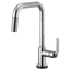 BRIZO LITZE 64054LF SmartTouch Pull-Down Kitchen Faucet with Square Spout and Industrial Handle