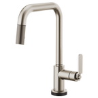 BRIZO LITZE 64054LF SmartTouch Pull-Down Kitchen Faucet with Square Spout and Industrial Handle