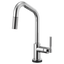 BRIZO LITZE 64063LF SmartTouch Pull-Down Kitchen Faucet with Angled Spout and Knurled Handle