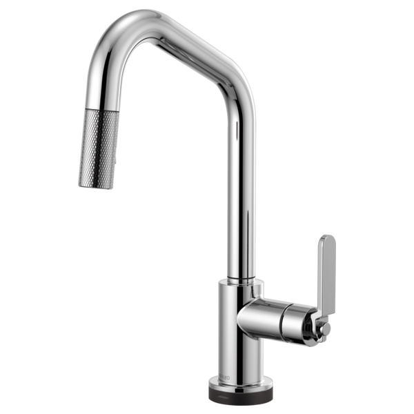 BRIZO LITZE 64064LF SmartTouch Pull-Down Kitchen Faucet with Angled Spout and Industrial Handle Main image