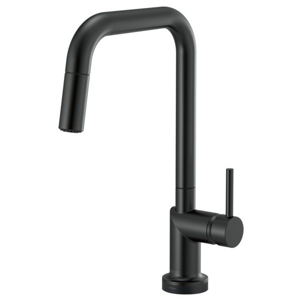 BRIZO 64065LF SmartTouch Pull-Down Kitchen Faucet with Square Spout - Metal Lever Handle Main image