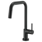 BRIZO 64065LF SmartTouch Pull-Down Kitchen Faucet with Square Spout - Metal Lever Handle