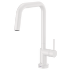 BRIZO 64065LF SmartTouch Pull-Down Kitchen Faucet with Square Spout - Metal Lever Handle