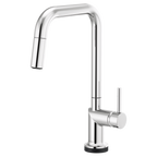 BRIZO 64065LF SmartTouch Pull-Down Kitchen Faucet with Square Spout - Metal Lever Handle