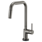 BRIZO 64065LF SmartTouch Pull-Down Kitchen Faucet with Square Spout - Metal Lever Handle