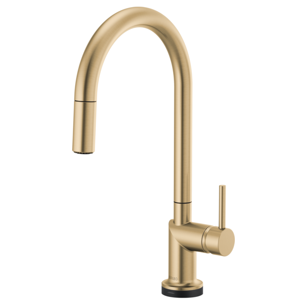 BRIZO 64075LF SmartTouch Pull-Down Kitchen Faucet with Arc Spout - Metal Lever Handle Secondary image