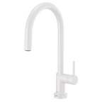 BRIZO 64075LF SmartTouch Pull-Down Kitchen Faucet with Arc Spout - Metal Lever Handle