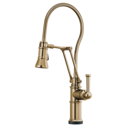 BRIZO ARTESSO 64125LF Smarttouch Articulating Faucet With Finished Hose