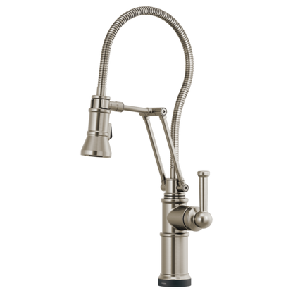 BRIZO ARTESSO 64125LF Smarttouch Articulating Faucet With Finished Hose