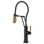 BRIZO LITZE 64143LF SmartTouch Articulating Kitchen Faucet With Finished Hose