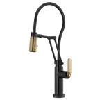BRIZO LITZE 64144LF SmartTouch Articulating Kitchen Faucet With Finished Hose