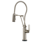 BRIZO LITZE 64144LF SmartTouch Articulating Kitchen Faucet With Finished Hose