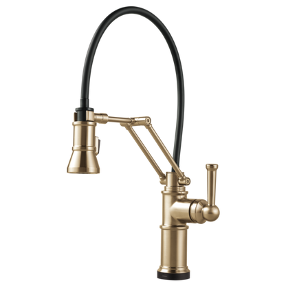 BRIZO ARTESSO 64225LF Single Handle Articulating Kitchen Faucet with SmartTouch Technology