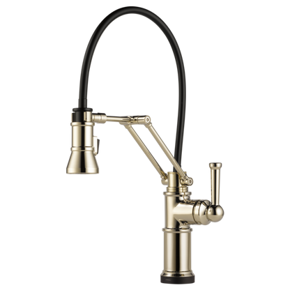 BRIZO ARTESSO 64225LF Single Handle Articulating Kitchen Faucet with SmartTouch Technology