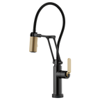 BRIZO LITZE 64244LF SmartTouch Articulating Kitchen Faucet with Industrial Handle