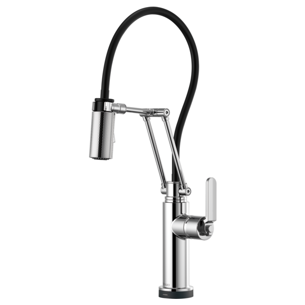 BRIZO LITZE 64244LF SmartTouch Articulating Kitchen Faucet with Industrial Handle Main image