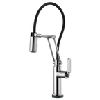 BRIZO LITZE 64244LF SmartTouch Articulating Kitchen Faucet with Industrial Handle