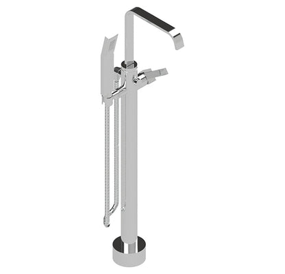 CABANO 64313 Floor mount tub filler with hand spray
