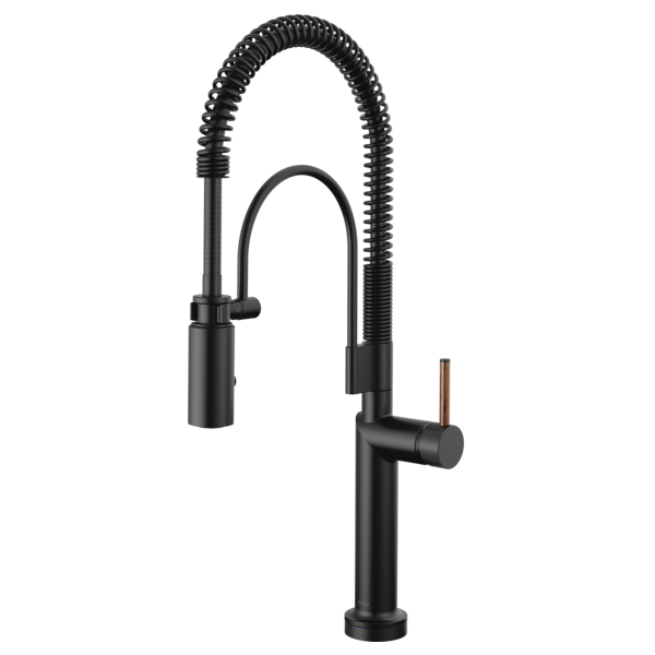 BRIZO 64375LF SmartTouch Semi-Professional Kitchen Faucet - Wood Lever Handle