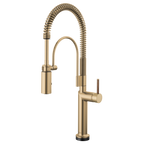 BRIZO 64375LF SmartTouch Semi-Professional Kitchen Faucet - Wood Lever Handle
