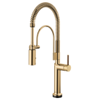 BRIZO 64375LF SmartTouch Semi-Professional Kitchen Faucet - Wood Lever Handle