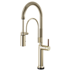 BRIZO 64375LF SmartTouch Semi-Professional Kitchen Faucet - Wood Lever Handle