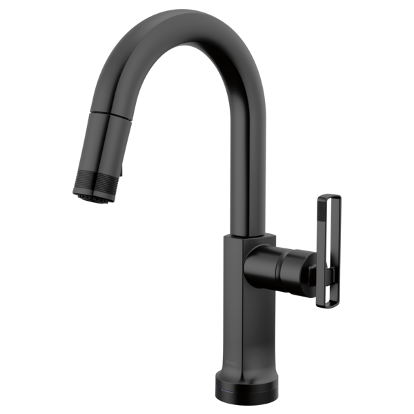 BRIZO 64906LF SmartTouch Pull-Down Prep Faucet with Arc Spout - Knob Handle Main image