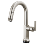 BRIZO 64906LF SmartTouch Pull-Down Prep Faucet with Arc Spout - Lever Handle