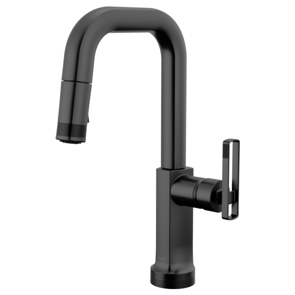 BRIZO 64907LF SmartTouch Pull-Down Prep Faucet with Square Spout - Knob Handle Main image
