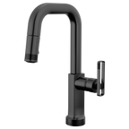 BRIZO 64907LF SmartTouch Pull-Down Prep Faucet with Square Spout - Knob Handle