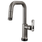 BRIZO 64907LF SmartTouch Pull-Down Prep Faucet with Square Spout - Knob Handle