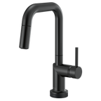 BRIZO 64965LF SmartTouch Pull-Down Prep Kitchen Faucet with Square Spout - Metal Lever Handle