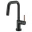 BRIZO 64965LF SmartTouch Pull-Down Prep Kitchen Faucet with Square Spout - Wood Lever Handle