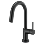 BRIZO 64975LF SmartTouch Pull-Down Prep Kitchen Faucet with Arc Spout - Metal Lever Handle