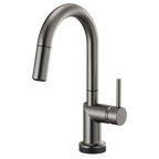 BRIZO 64975LF SmartTouch Pull-Down Prep Kitchen Faucet with Arc Spout - Metal Lever Handle