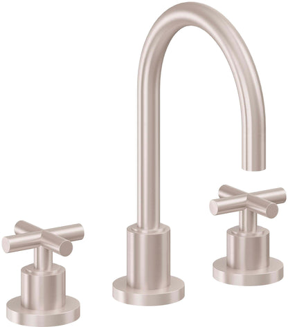 California Faucets 6502Tiburon  8" Widespread Lavatory Faucet with ZeroDrain