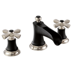 BRIZO ROOK 65361LF Widespread Lavatory Faucet with Channel Spout - Cross Handles 1.5 GPM